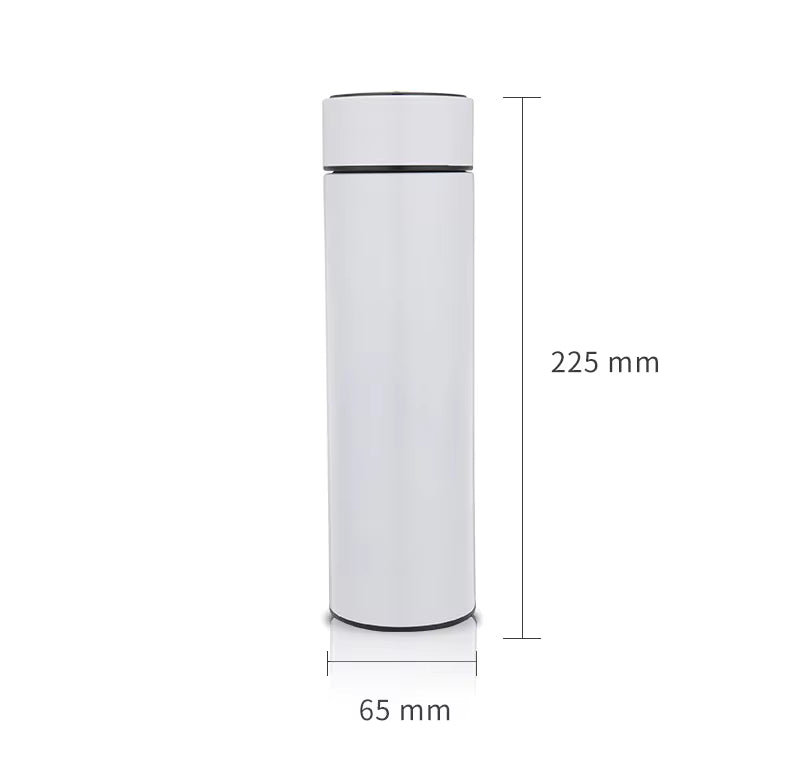 Thermos bottle with LED temperature display